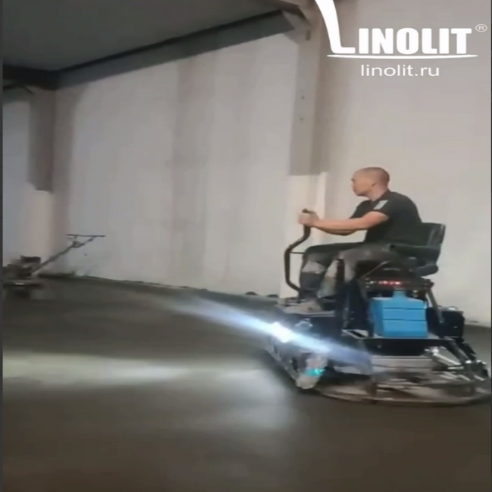 Делимся отзывом о нашей новой модели затирочного вертолёта Linolit® RT 1000!